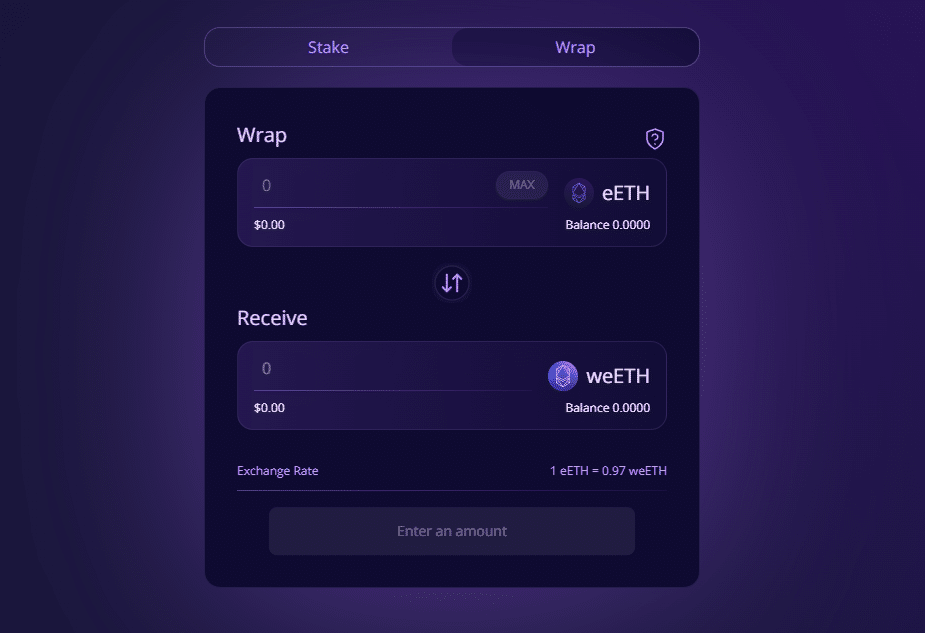 etherfi restake eeth weeth