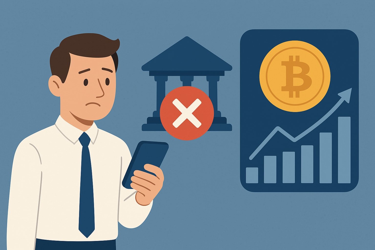 banque bloque virement crypto